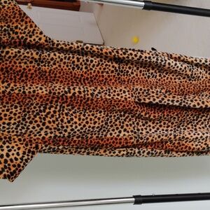 Fuzzy leopard sleepwear, by Exhilaration, size M